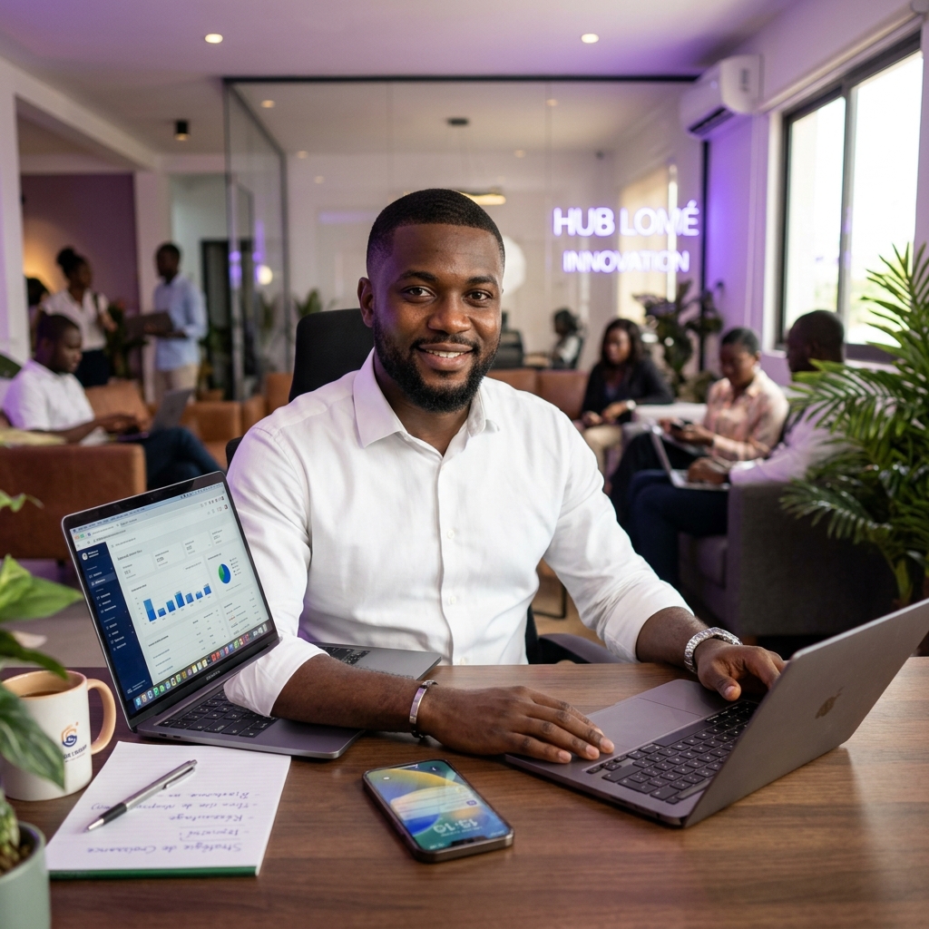 Entrepreneur togolais travaillant avec FAVEL